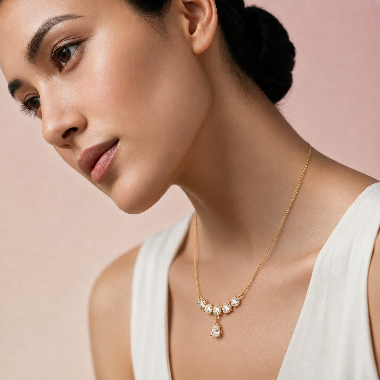 Aurora Gold Necklace Secondary image