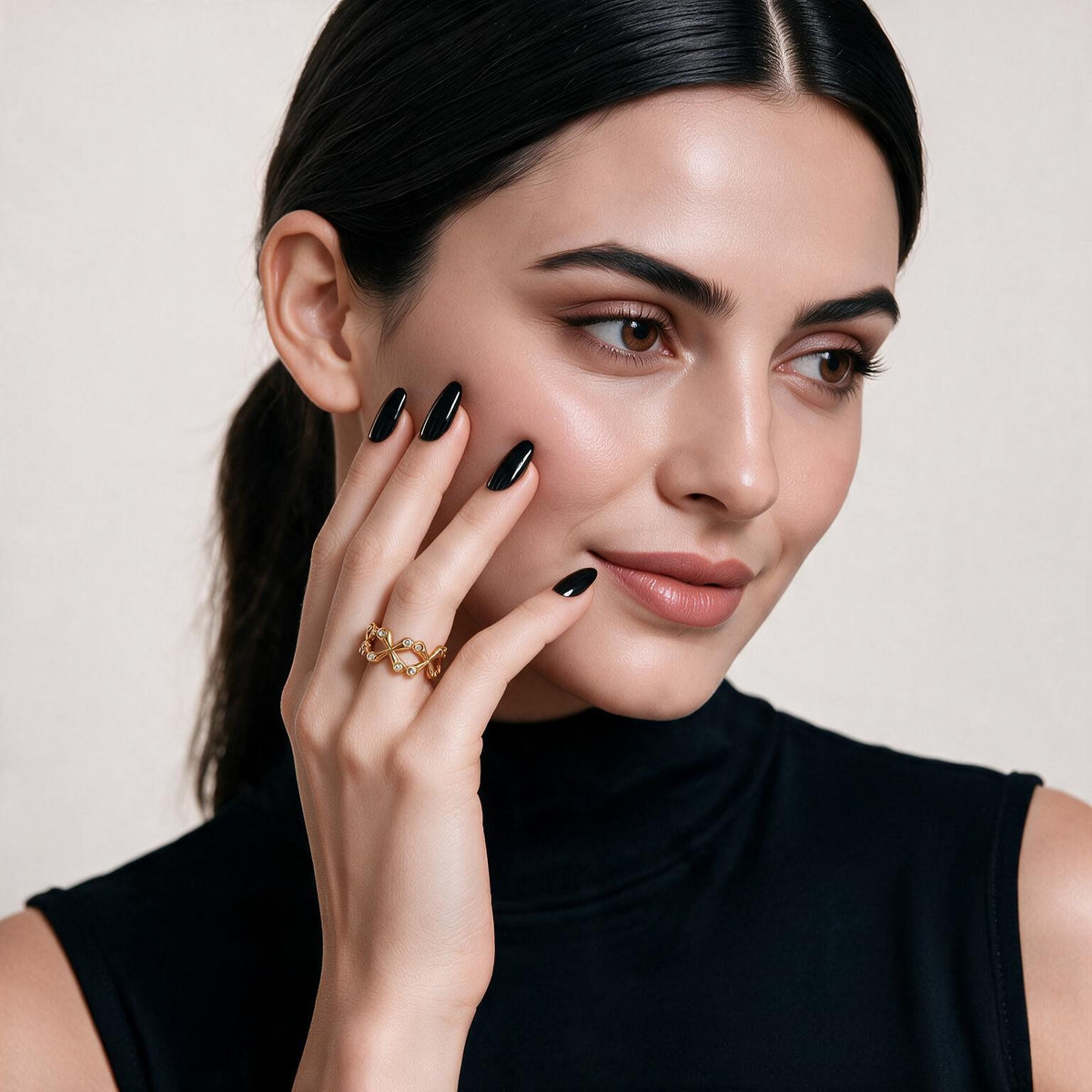 CrissCross Gold Ring