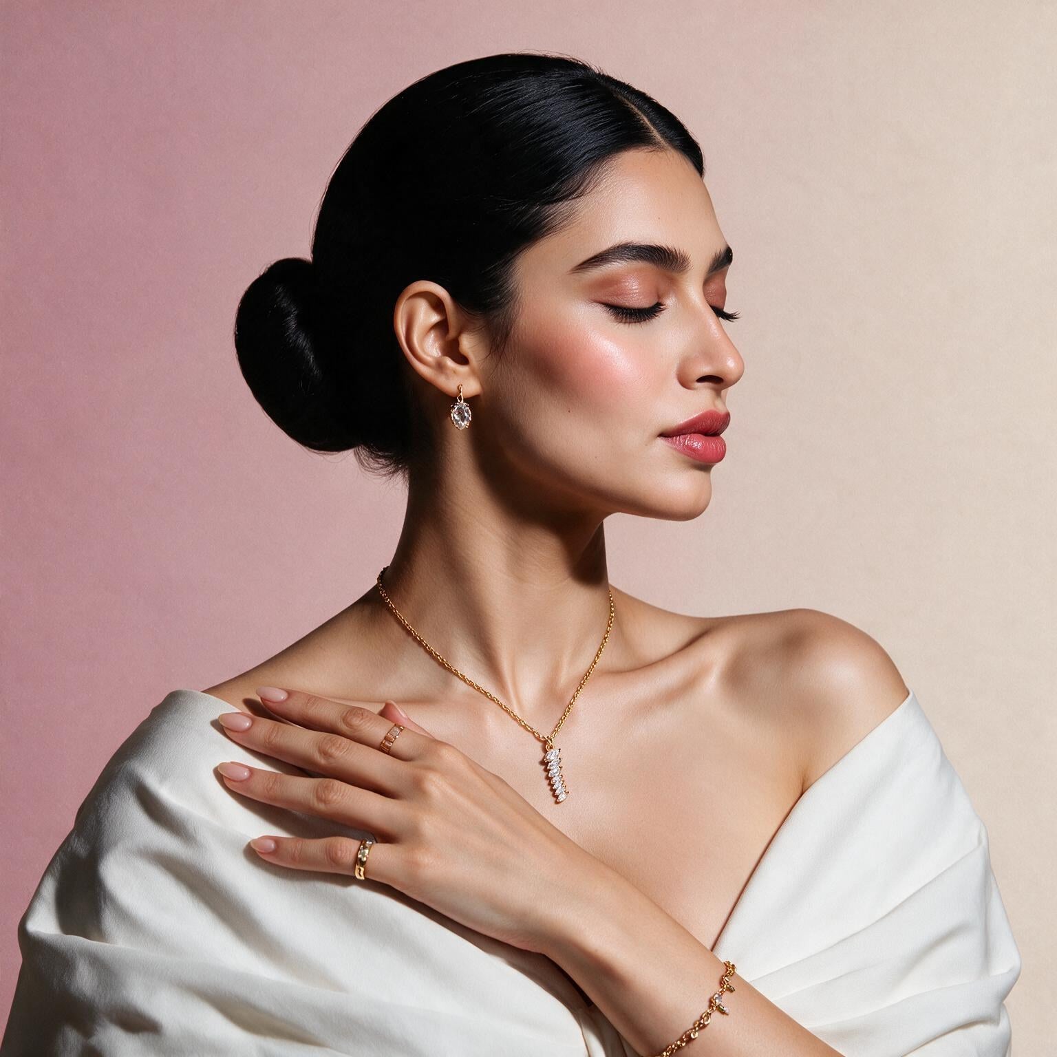 Gleam Gold Necklace Secondary image