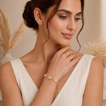 Petal Bloom Gold Bracelet