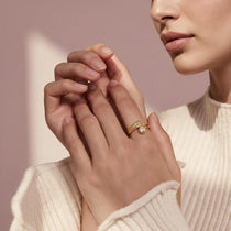 Celestia Open Gold Ring
