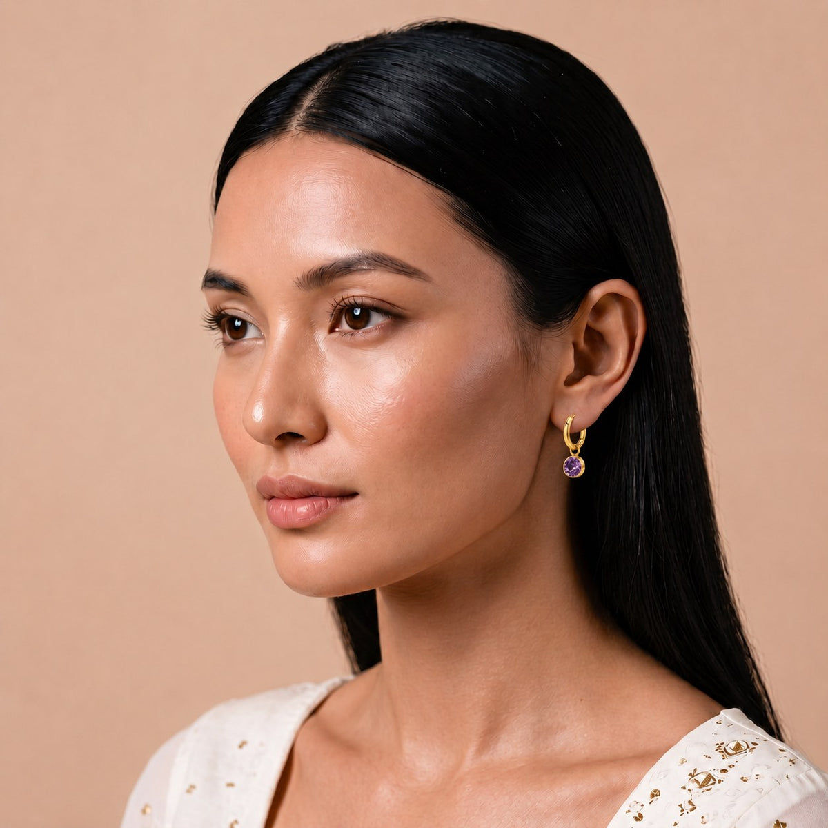 Icon Gold Huggie Earrings