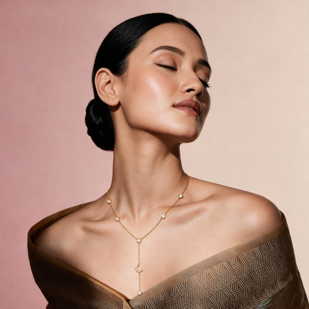 Celestial Gold Necklace Secondary image