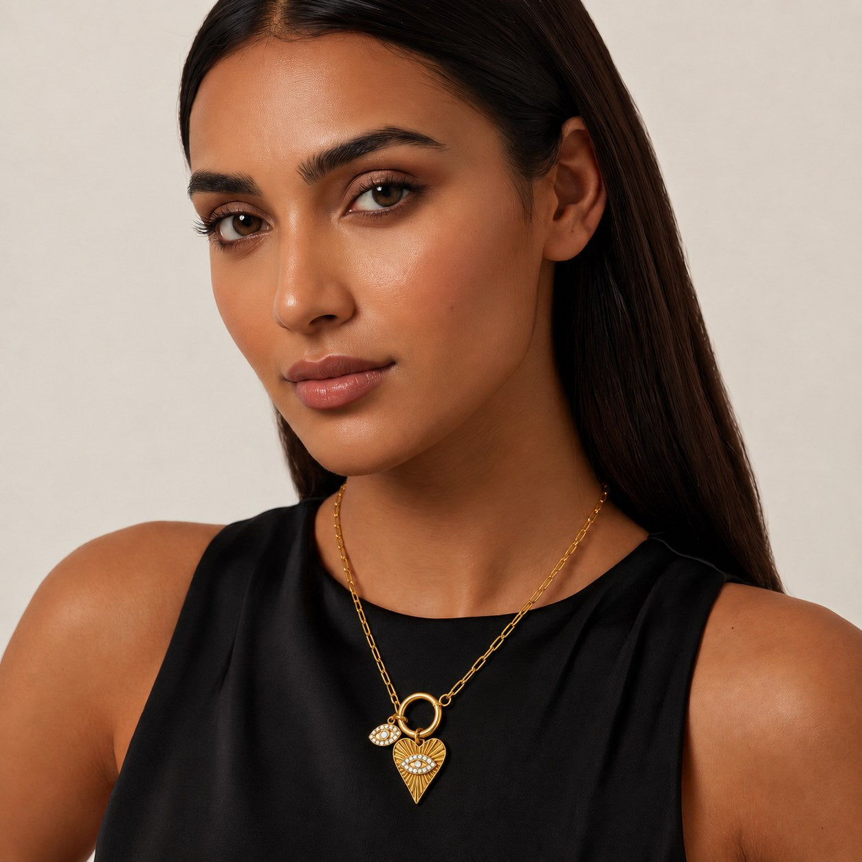 Divine Eye Gold Necklace Secondary image