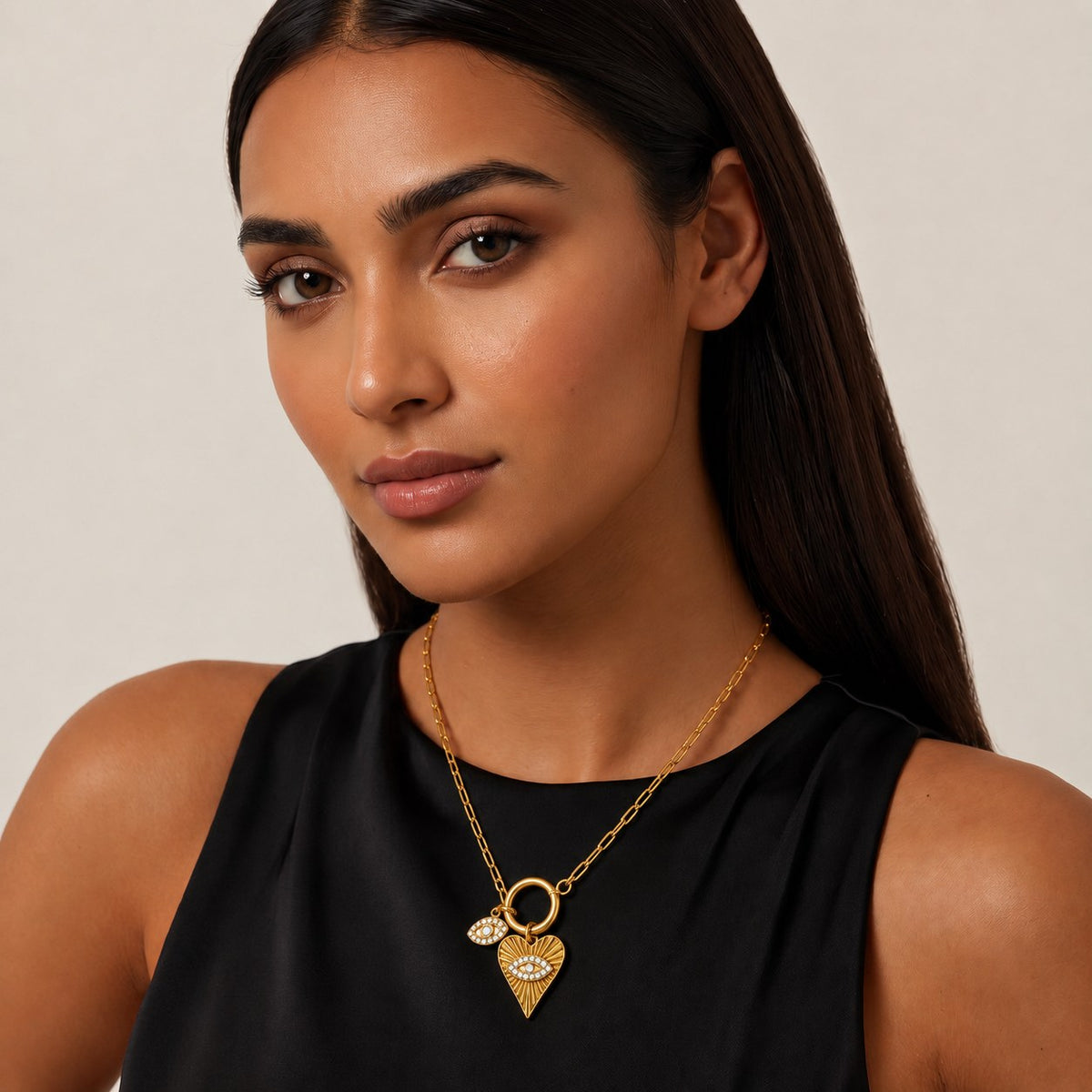 Divine Eye Gold Necklace
