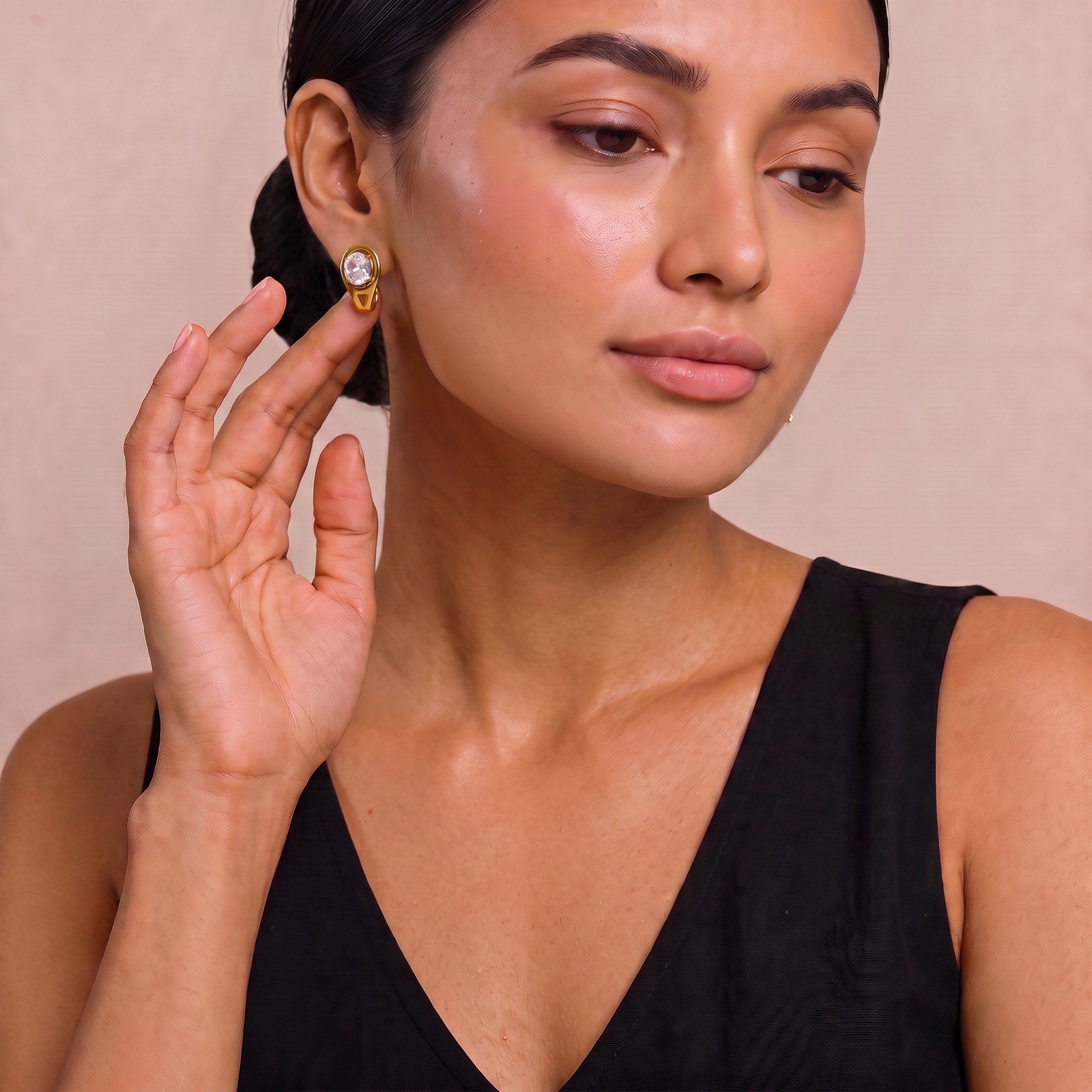 Bianca Diamond Stud Earrings Secondary image