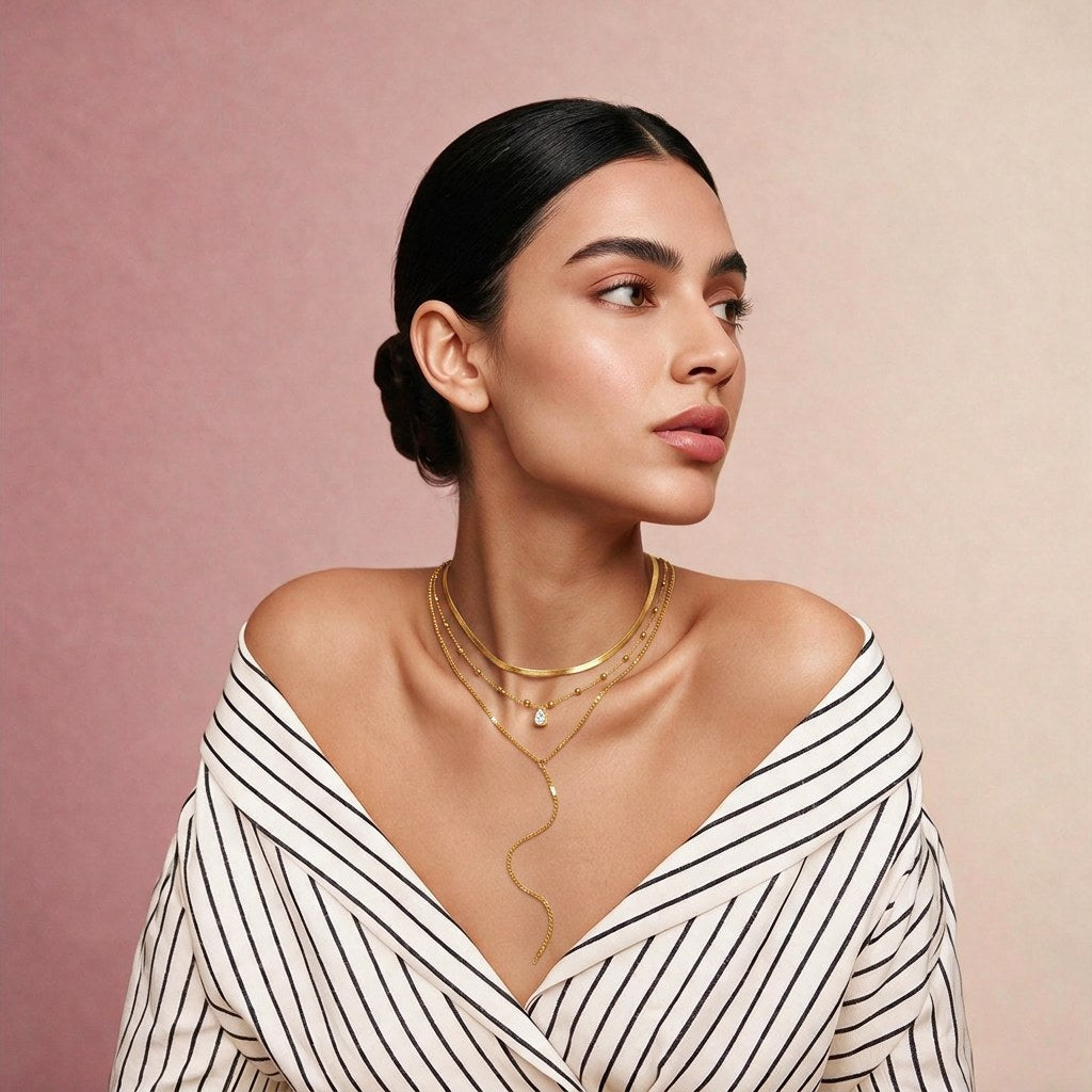 Elan Layered Gold Necklace