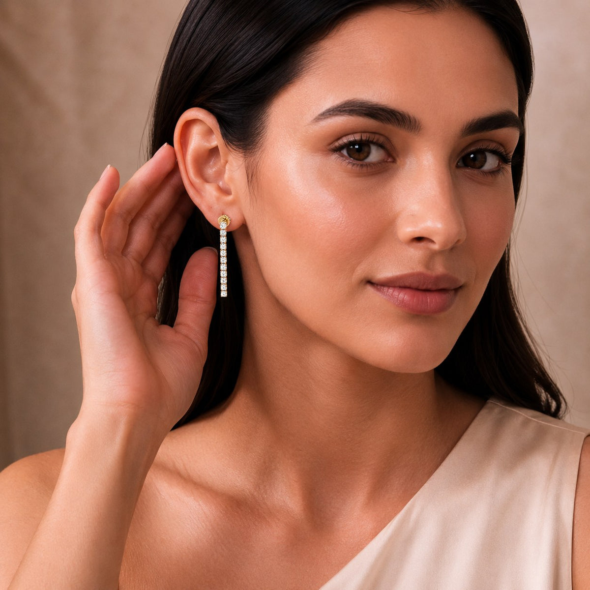 Line Drop Earrings