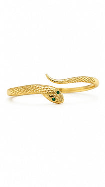 Serpent Gold Plated Bangle