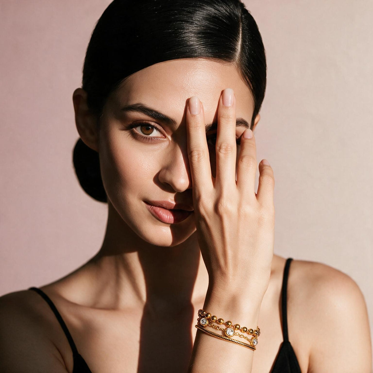 Celestia Layers Gold Bracelet