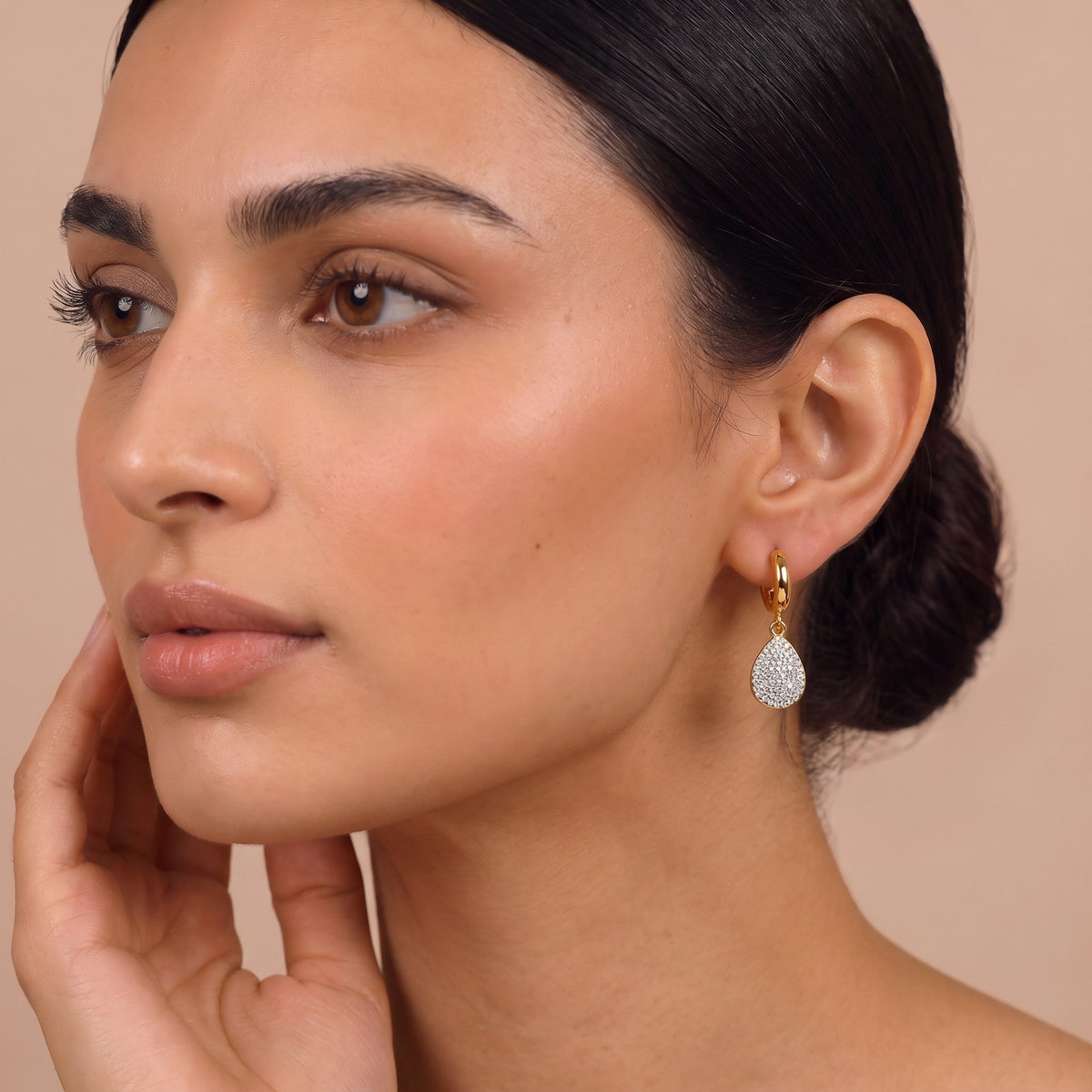 Dewdrop Gold Earrings
