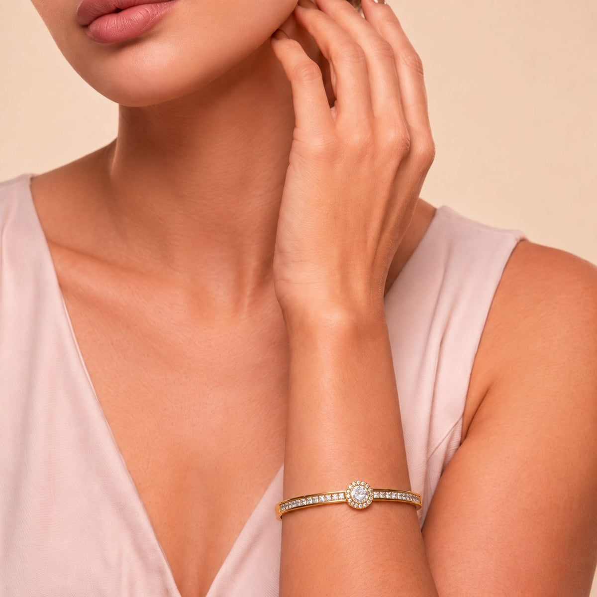 Regalia Gold Plated Bangle