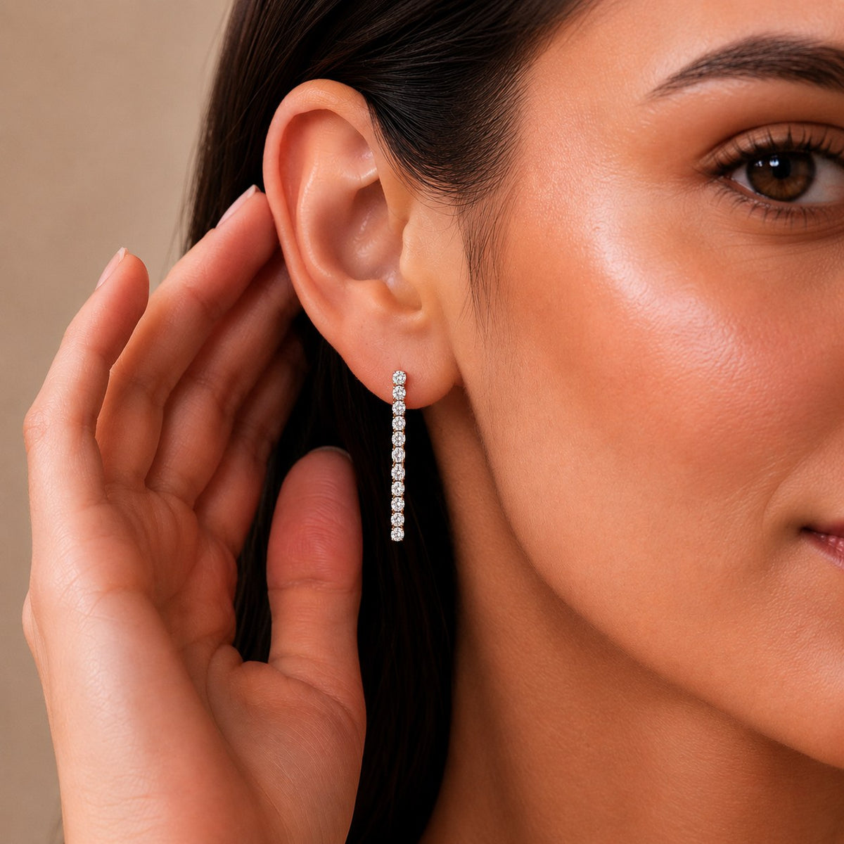 Line Drop Earrings