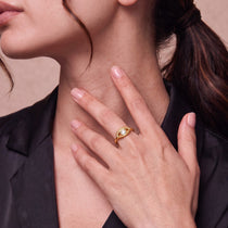 Eye of grace Gold Ring