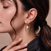 Pearl Grace Gold Earrings