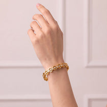 Florence Gold Plated Bangle