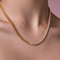 Duality Gold Necklace