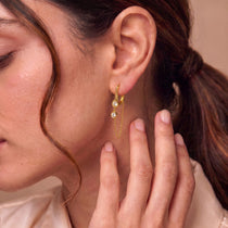 Soft Glow Gold Earrings