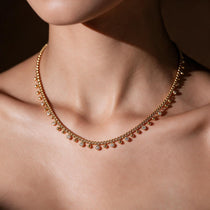 Serene Glow Gold Necklace