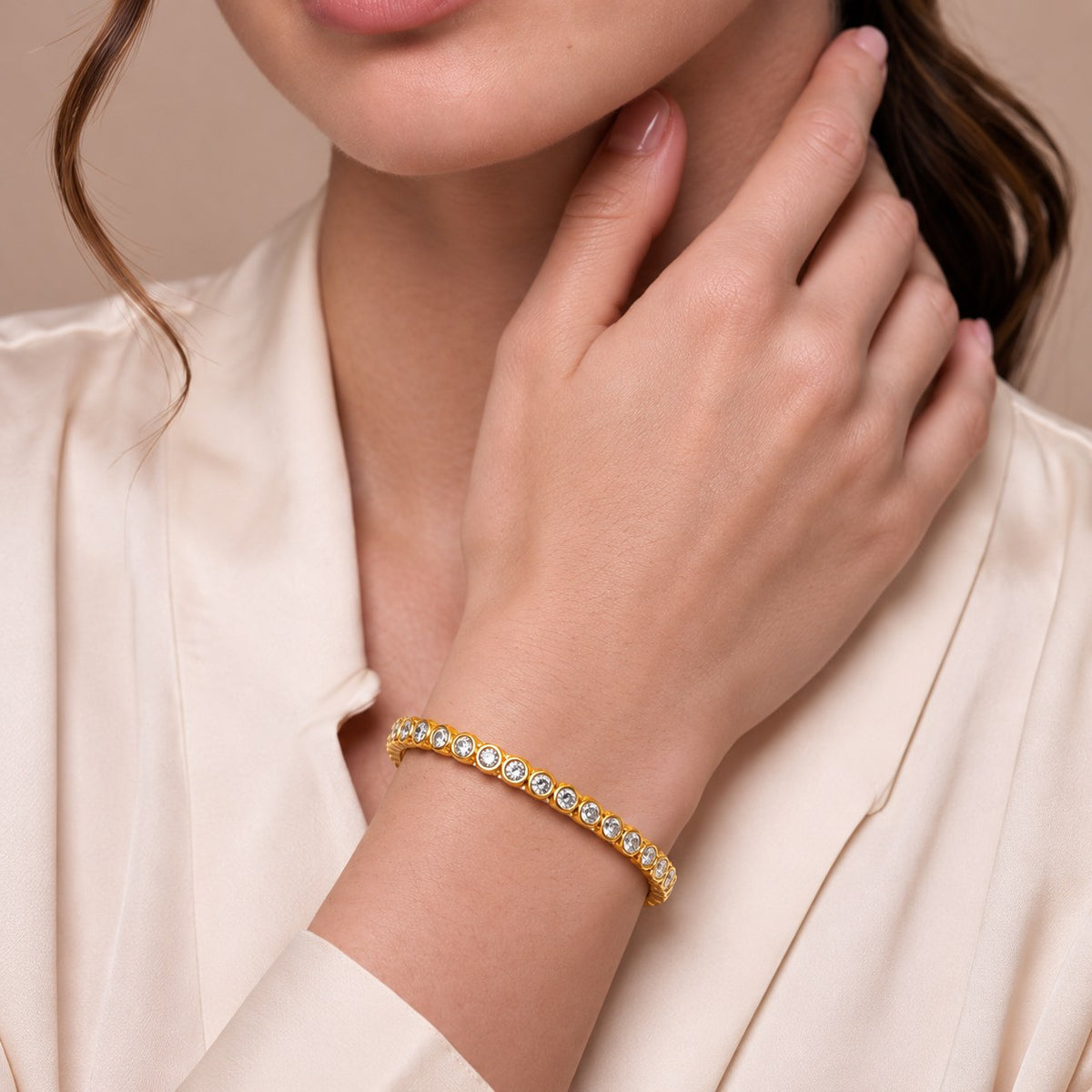 Bijou Gold Plated Bangle