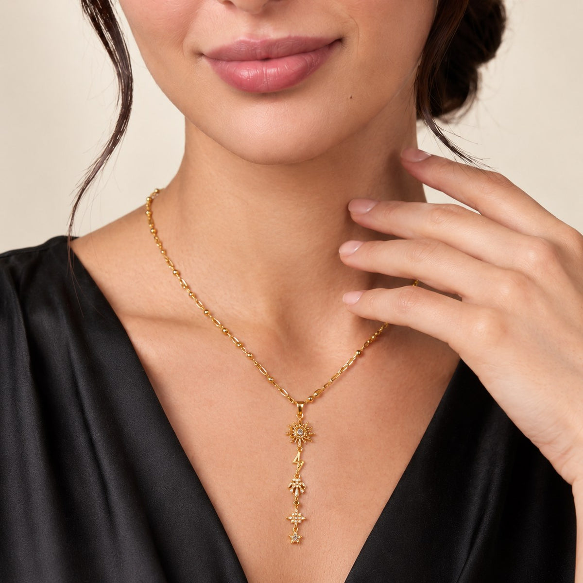 Palm Gold Necklace