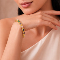 Prisma Gold Plated Bangle