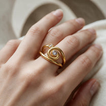 Rounded Gold Ring