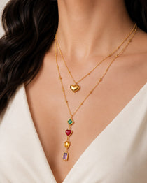 Hues Gold Neckalce