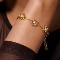 Flora Gold Bracelet