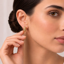 Astria Gold Huggie Earrings