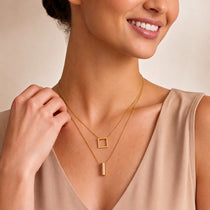 Axis Gold Necklace