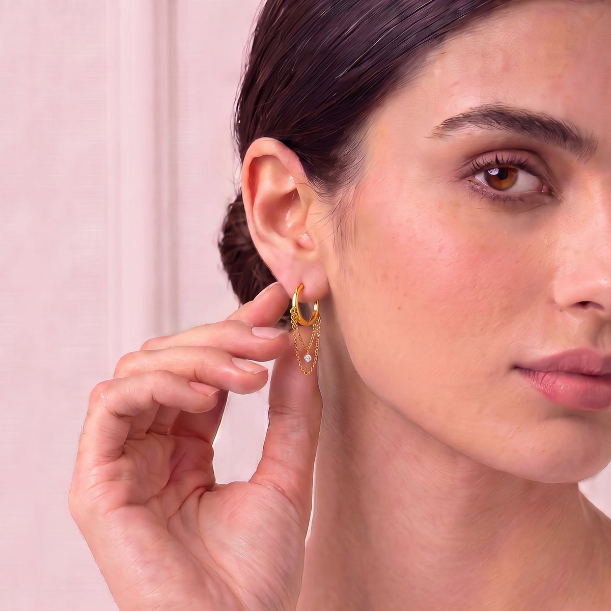 The Serene Gold Earrings
