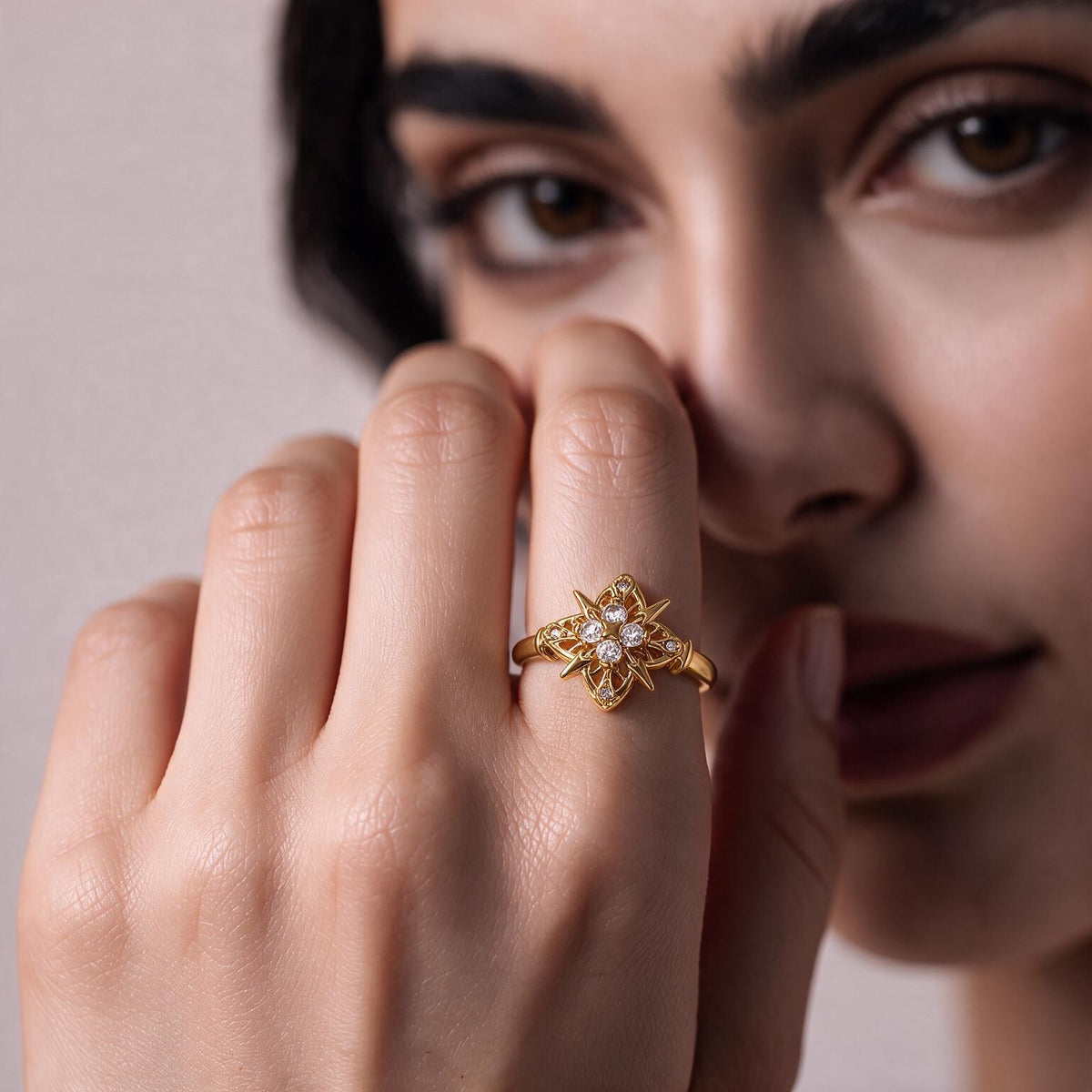 North Star Gold Ring
