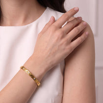 Vera Gold Plated Bangle