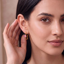 Nova Gold Statement Hoop Earrings