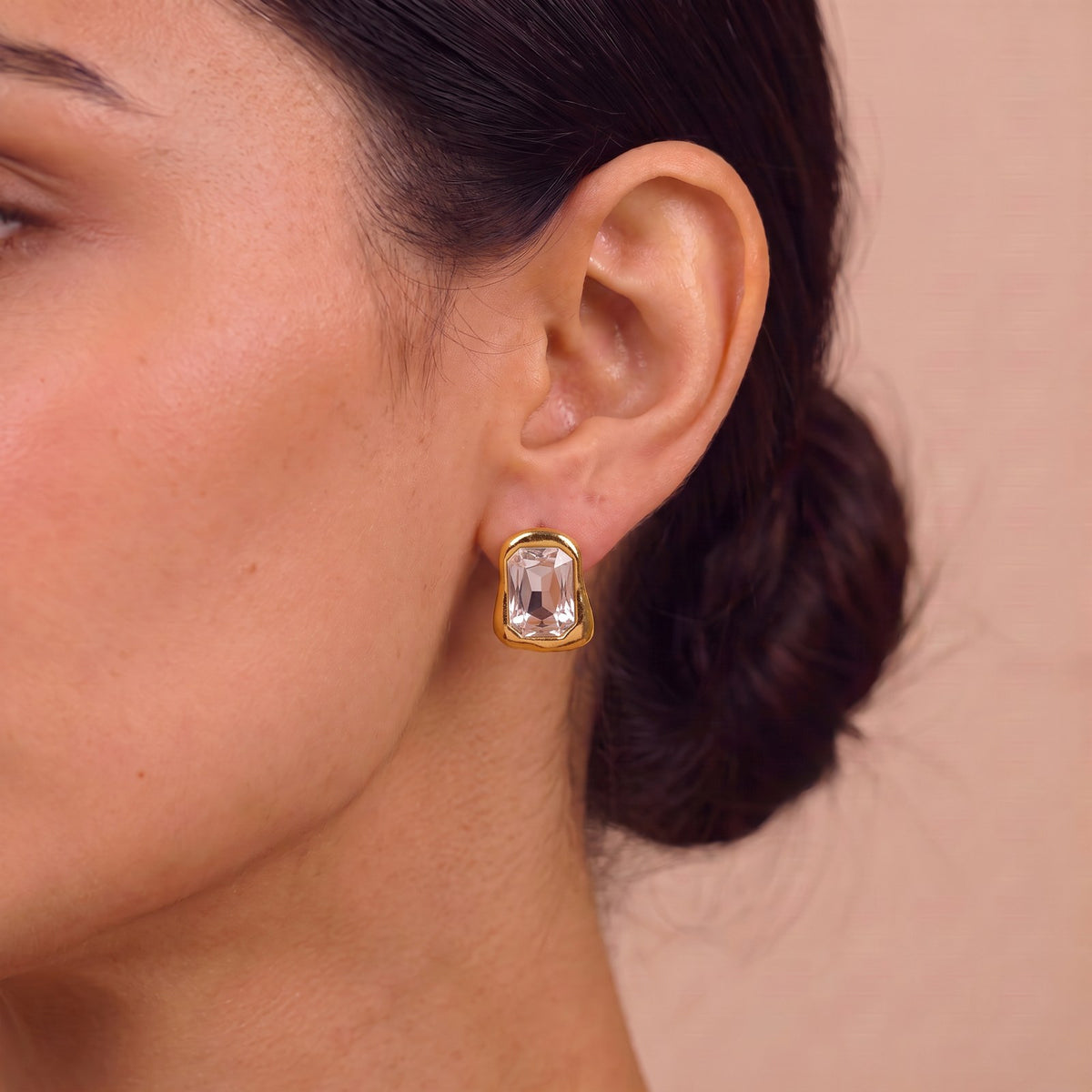 Artisan Diamond Stud Earrings