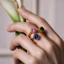 Royal Spectrum Gold Ring