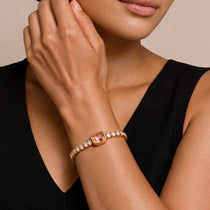 Veronica Gold Tennis Bracelet