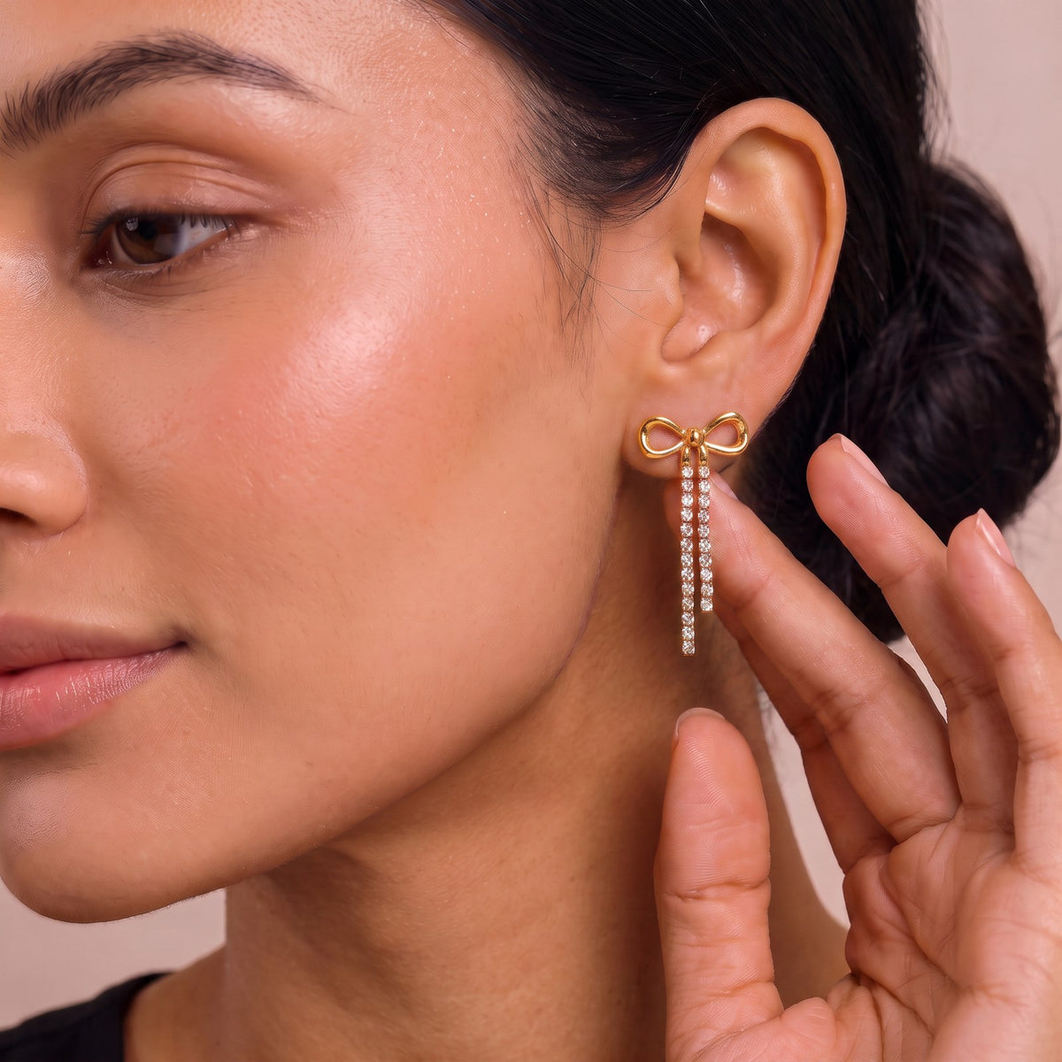 Bella Statement Bow Earrings