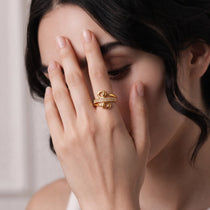 Embrace Gold Ring