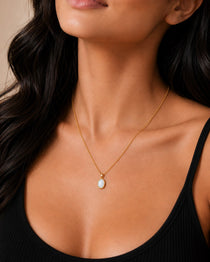Opal Gold Necklace