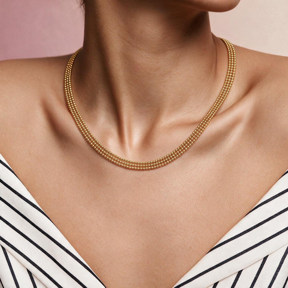 Weave Gold Necklace