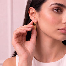 Nova Bar Gold Earrings