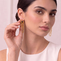 Trapestery Gold Hoops Earrings
