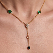 Liora Drop Gold Necklace