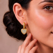Adora Gold Heart Earrings