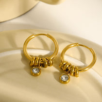 Coil Gold Hoop Earrings