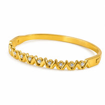Ziva Gold Plated Bangle