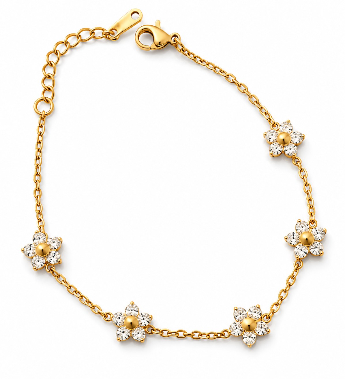 Petal Bloom Gold Bracelet