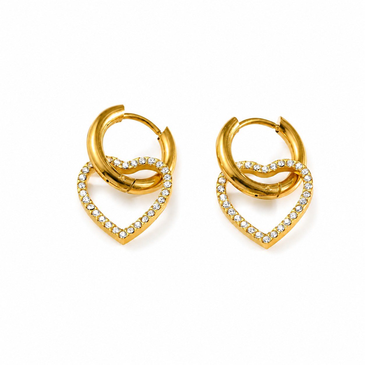 Everlove Gold Hoop Earrings Secondary image